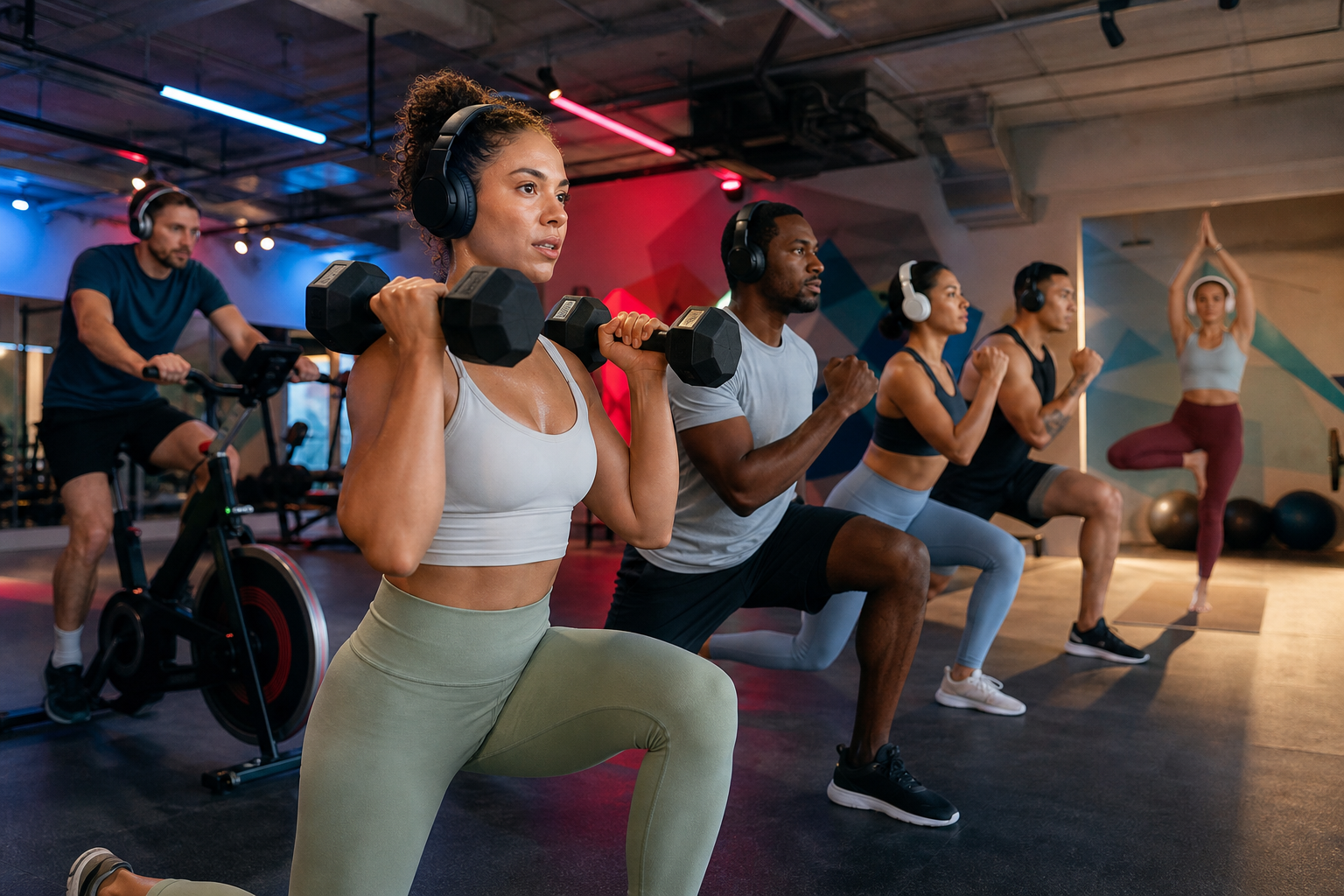 vibrant-gym-scene