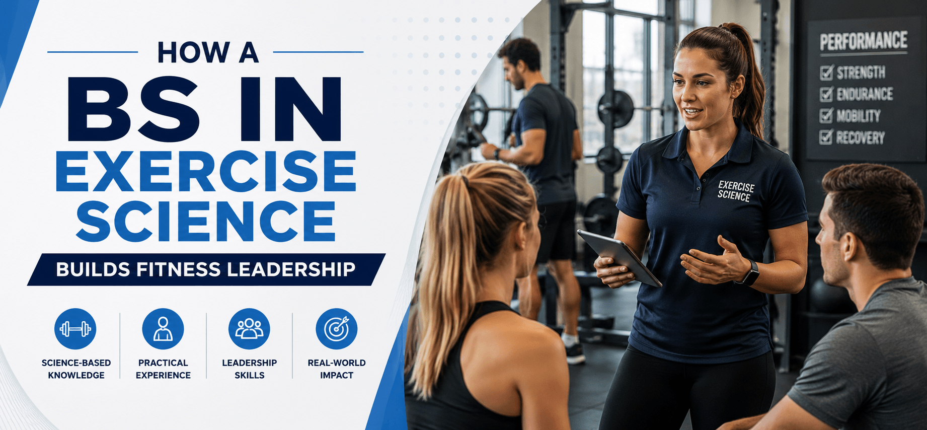How a BS in exercise science builds fitness leadership